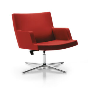 Cross Red flat base with armrests