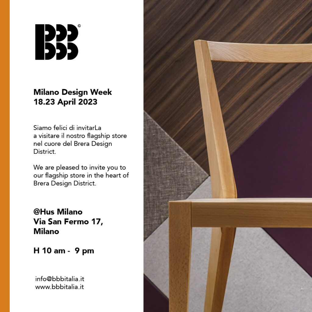 Fuorisalone e Design Week BBB | HUS Milano | Moscova e Brera Design District